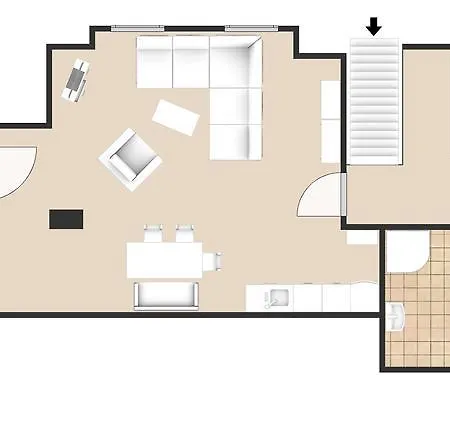 Apartment Boemitz Buitenkant foto